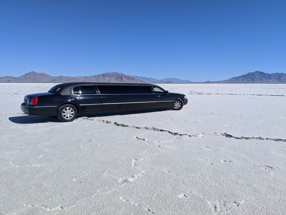Dodge Ram Stretch Limousine — Jet Black Elite Limo chauffeur vehicle